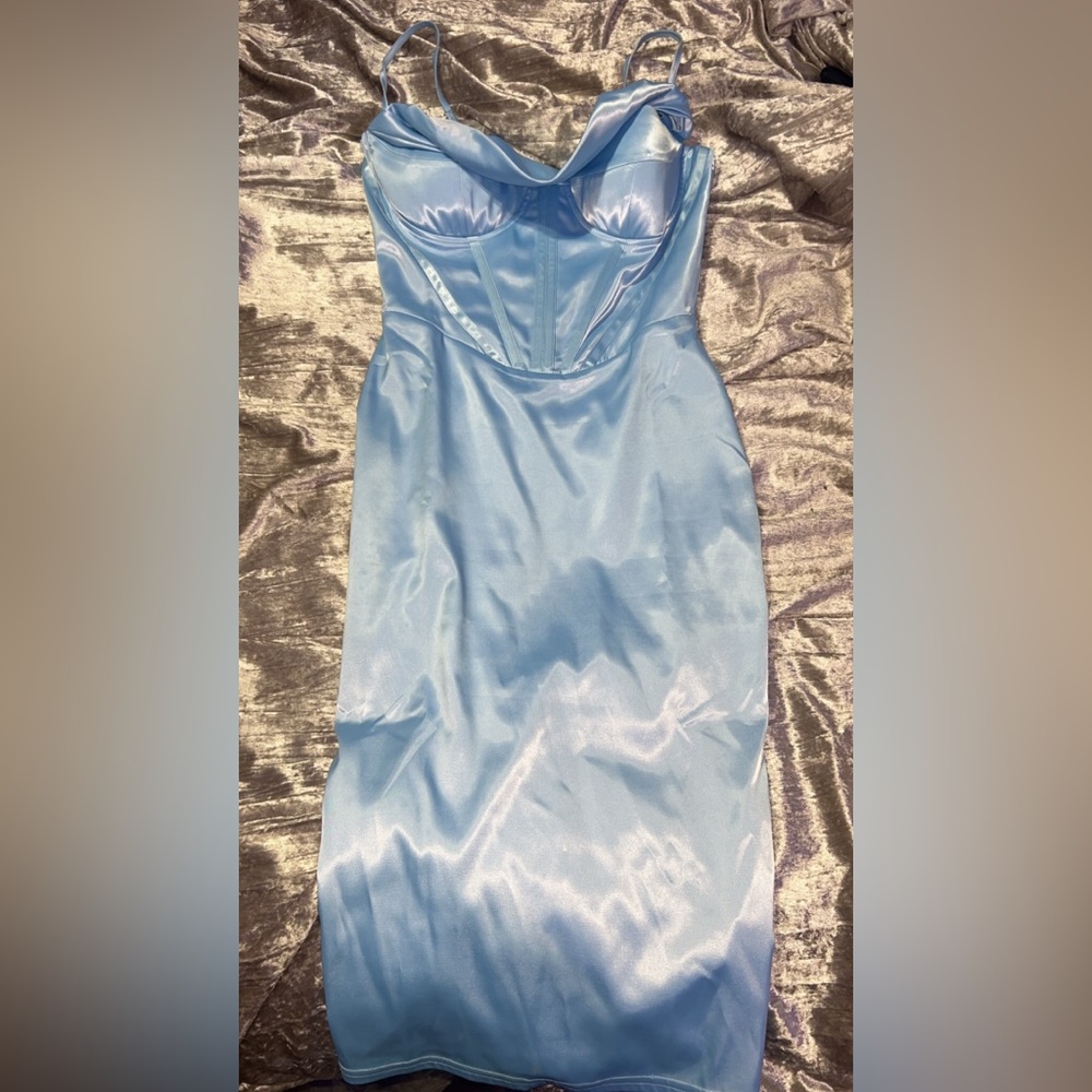 Baby blue parthea dress